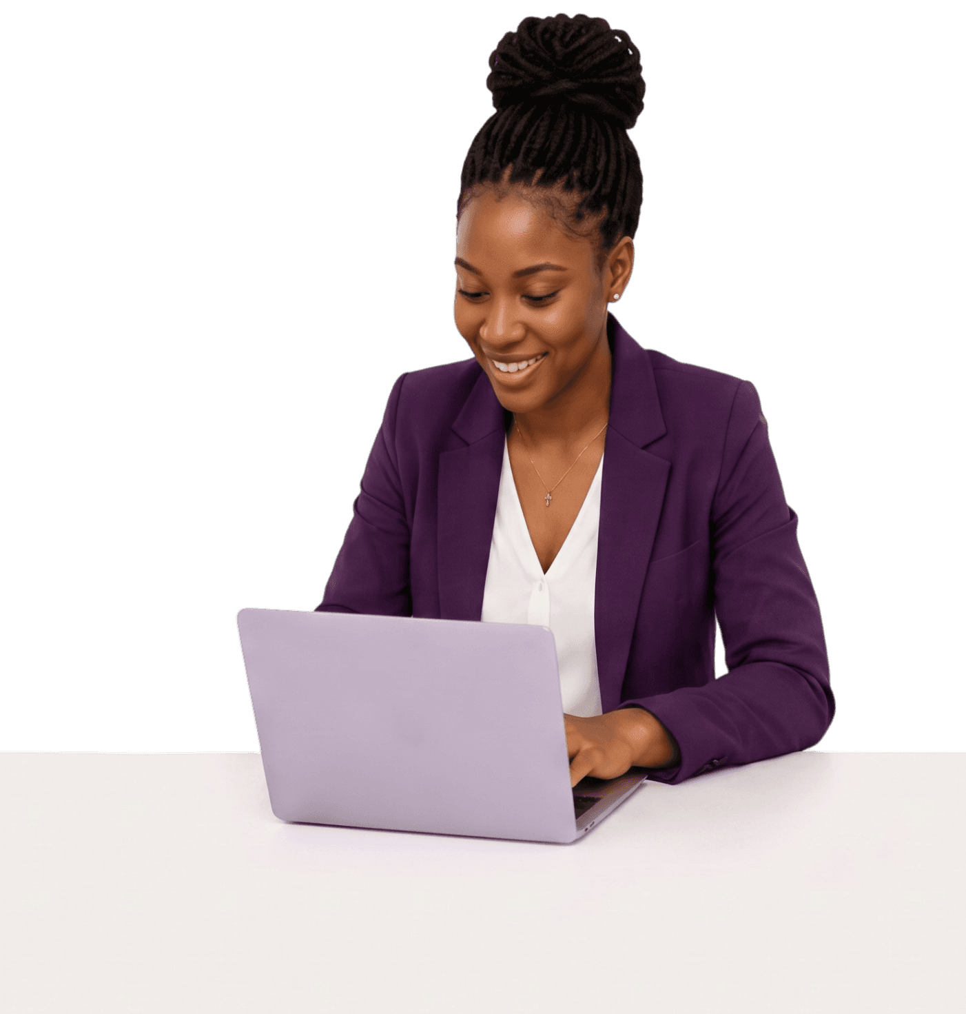 TaskLynk professional specialist in purple suit